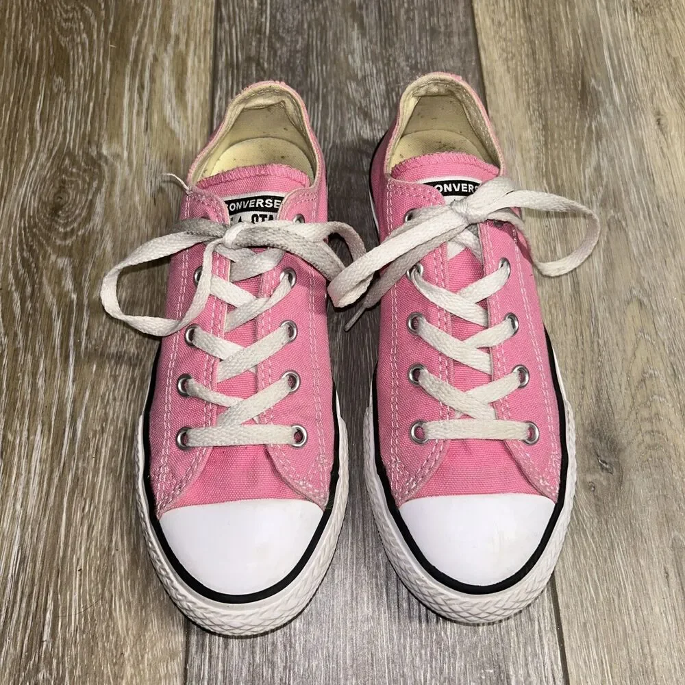 Converse Chuck Taylor All Star Kids Youth US Size 2 Sneaker Shoes Pink 3J238